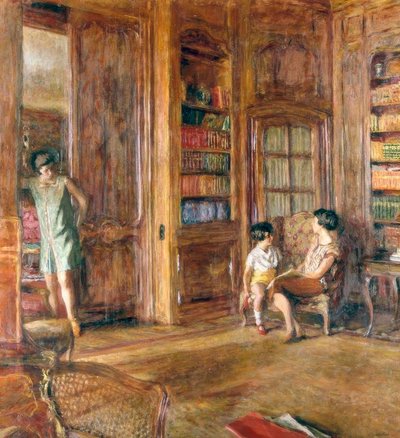 In der Bibliothek von Edouard Vuillard